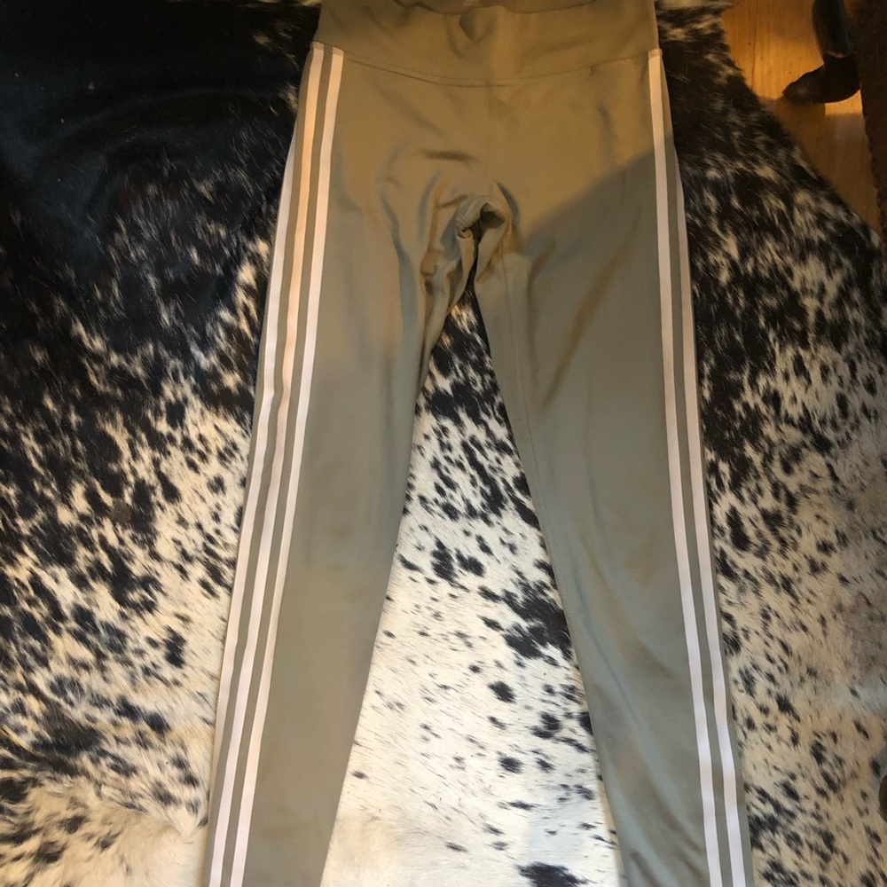 Adidas Leggings in Muted Green